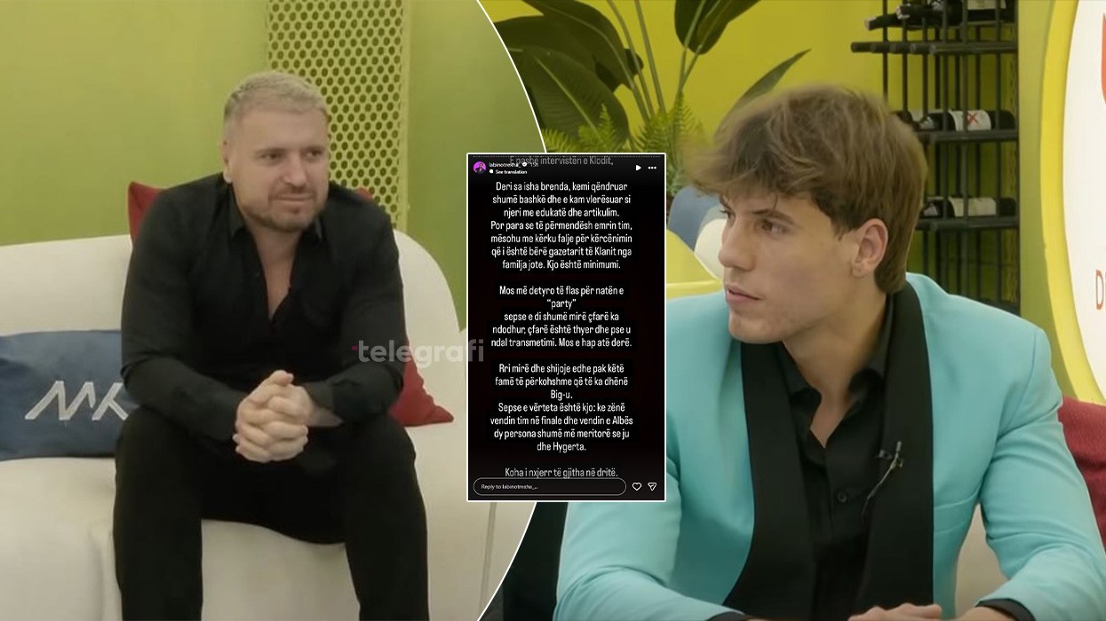 Labi reagon ashpër pas intervistës së Klodit: Mos më detyro të flas për natën e party-t çfarë është thyer dhe pse u ndal transmetimi