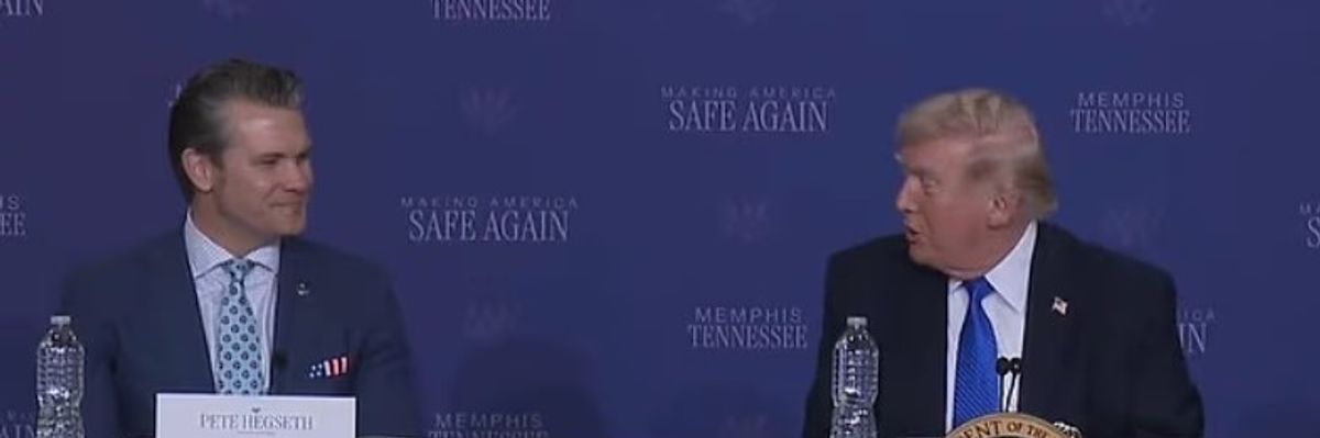 Trump thotë se 'lufta ndaj Iranit ishte ide e Sekretarit të tij të Luftës' - ja si reagoi Pete Hegseth Trump thotë se 'lufta ndaj Iranit ishte ide e Sekretarit të tij të Luftës' - ja si reagoi Pete Hegseth