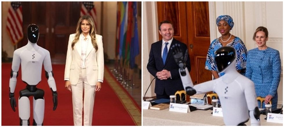 Roboti shoqëroi Melania Trumpin në Shtëpinë e Bardhë, ku ishte i pranishëm edhe Zotëria i Parë i Kosovës