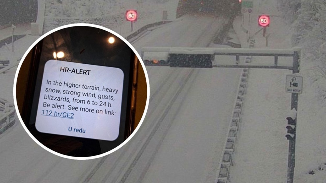 Borë në Kroaci - pritet të bjerë edhe në disa vende të Ballkanit