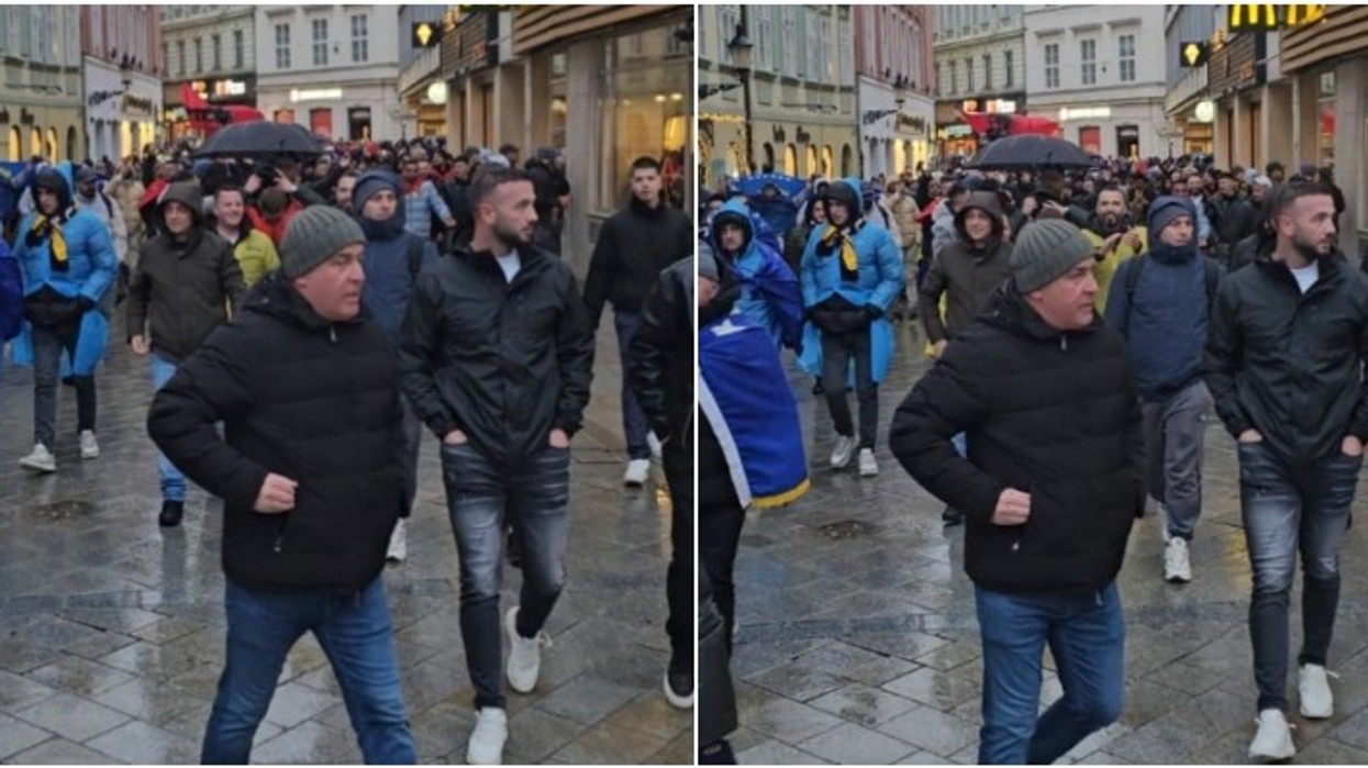 ‘Dardanët’ nisen në kortezh drejt stadiumit, atmosfera në kulm para ndeshjes me Sllovakinë