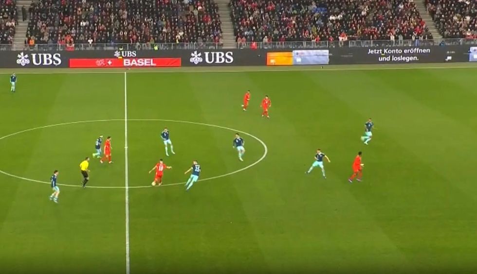 Granit Xhaka asiston te supergoli i Ndoye ndaj Gjermanisë