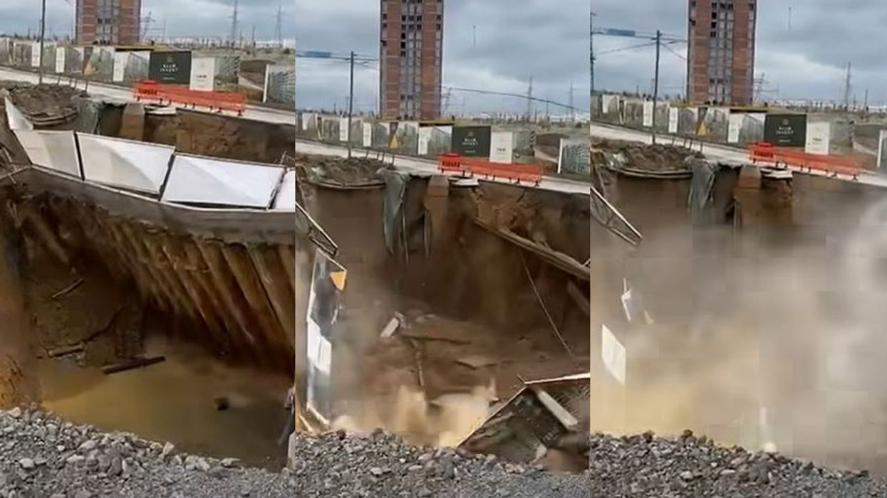 Video teksa shembet një pjesë e rrugës në Prishtinë - ndërpritet furnizimi me ujë në disa lagje Video teksa shembet një pjesë e rrugës në Prishtinë - ndërpritet furnizimi me ujë në disa lagje