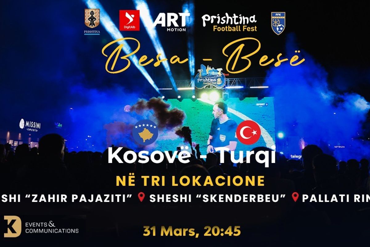 Prishtina gati për ngjarjen historike Kosovë - Turqi, World Cup 2026, we are coming Prishtina gati për ngjarjen historike Kosovë - Turqi, World Cup 2026, we are coming