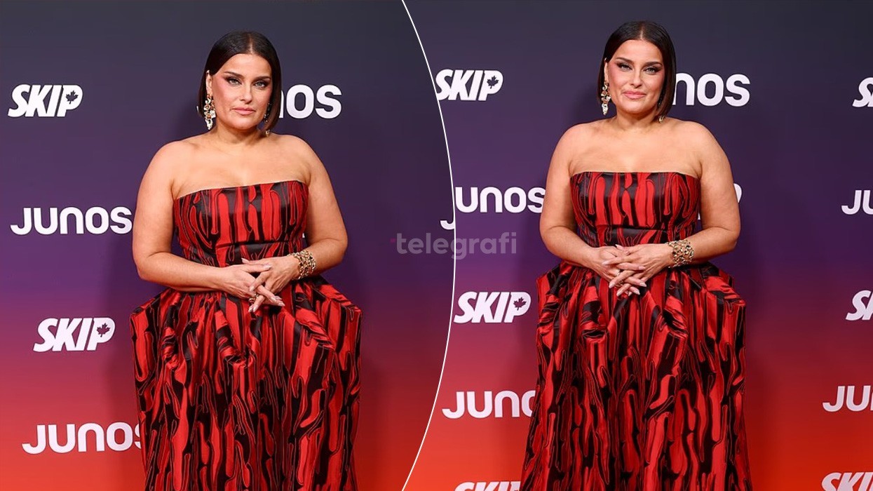 Nelly Furtado shkëlqen me fustan të kuq dhe rikthehet në muzikë pas sfidës me trupin