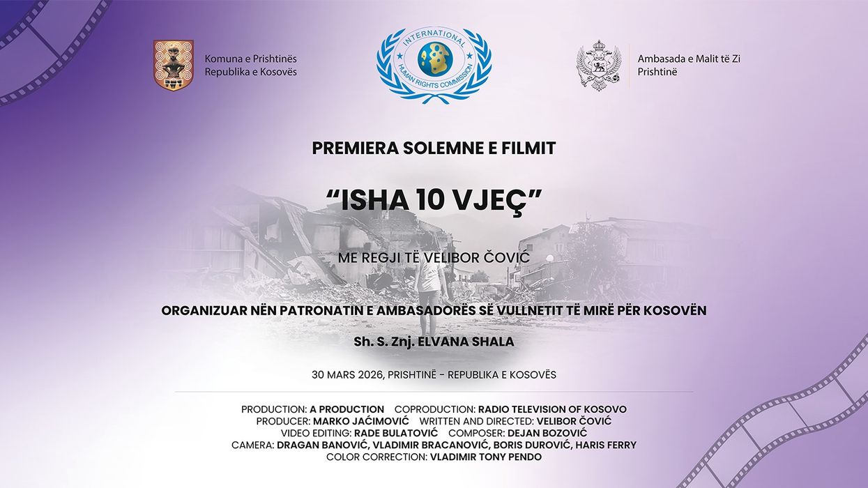 Nga lufta te kujtesa: Sonte premiera e dokumentarit “Isha 10 vjeç”, organizuar nga Ambasadorja Elvana Shala Nga lufta te kujtesa: Sonte premiera e dokumentarit “Isha 10 vjeç”, organizuar nga Ambasadorja Elvana Shala