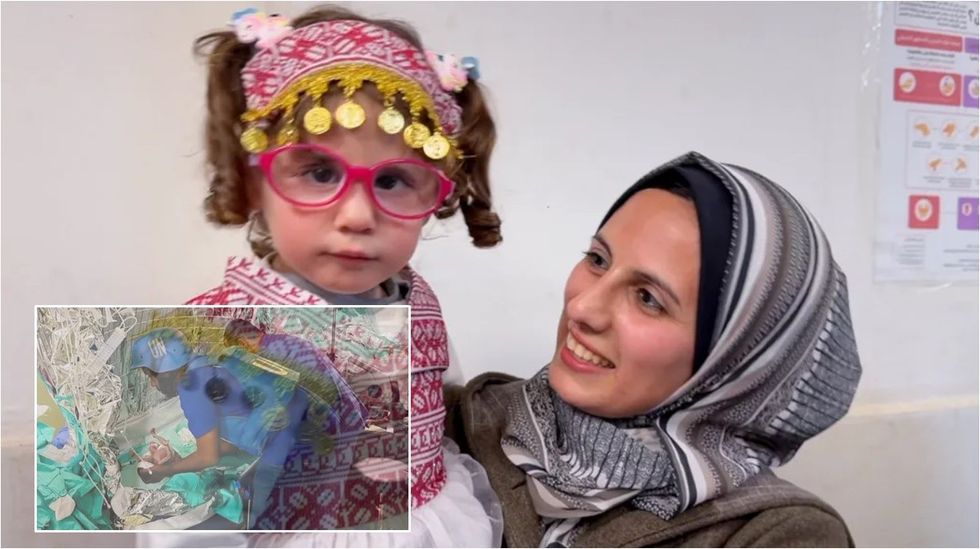 Ishin ndarë kur vogëlushja ishte në inkubator - nëna nga Gaza ribashkohet me vajzën e saj të evakuuar, pas dy vitesh