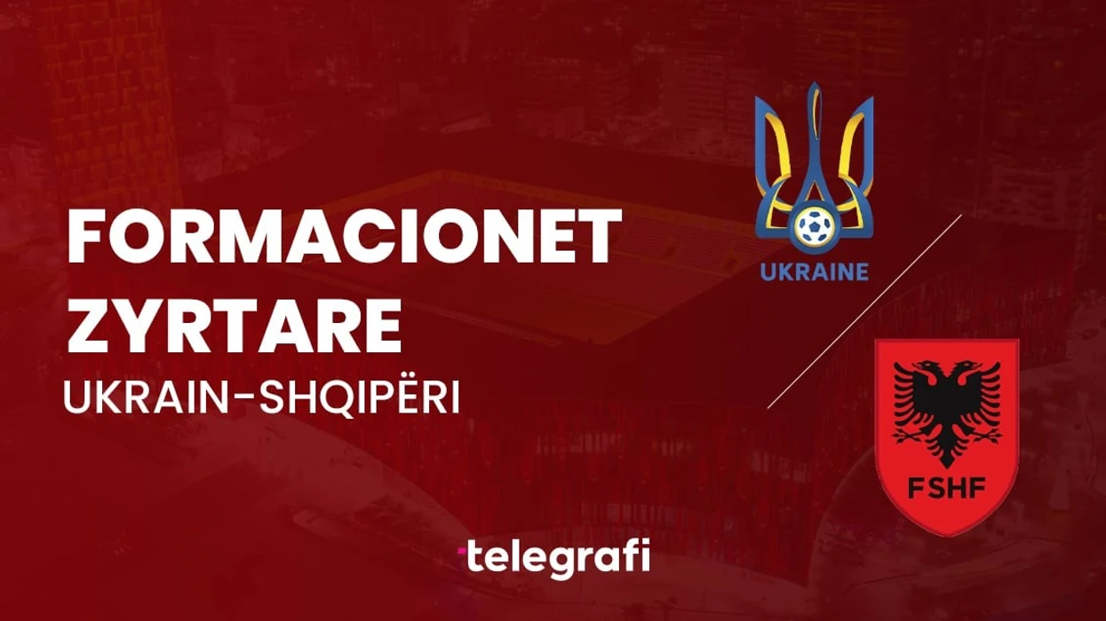 Formacionet zyrtare, Ukrainë - Shqipëri: Debuton Pllana