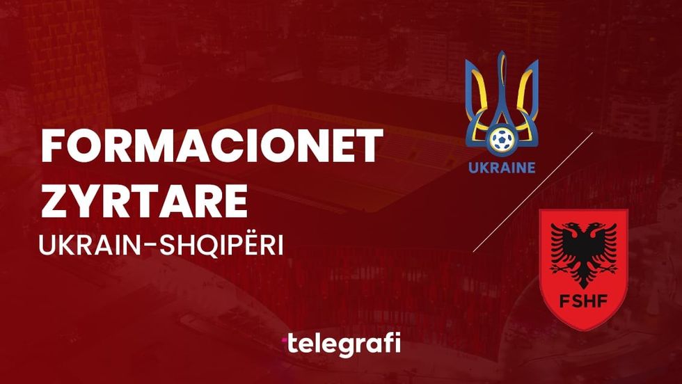 Formacionet zyrtare, Ukrainë - Shqipëri: Debuton Pllana