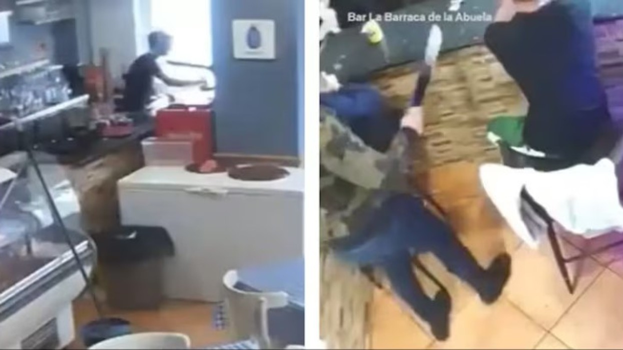 Si e ndaloi e qeshura një grabitje të armatosur në Spanjë?