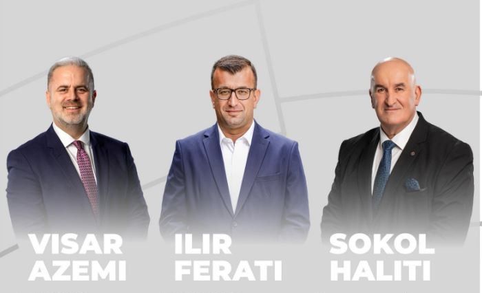 Abdixhiku emëron në pozita partiake Ilir Feratin, Sokol Halitin dhe Visar Azemin Abdixhiku emëron në pozita partiake Ilir Feratin, Sokol Halitin dhe Visar Azemin