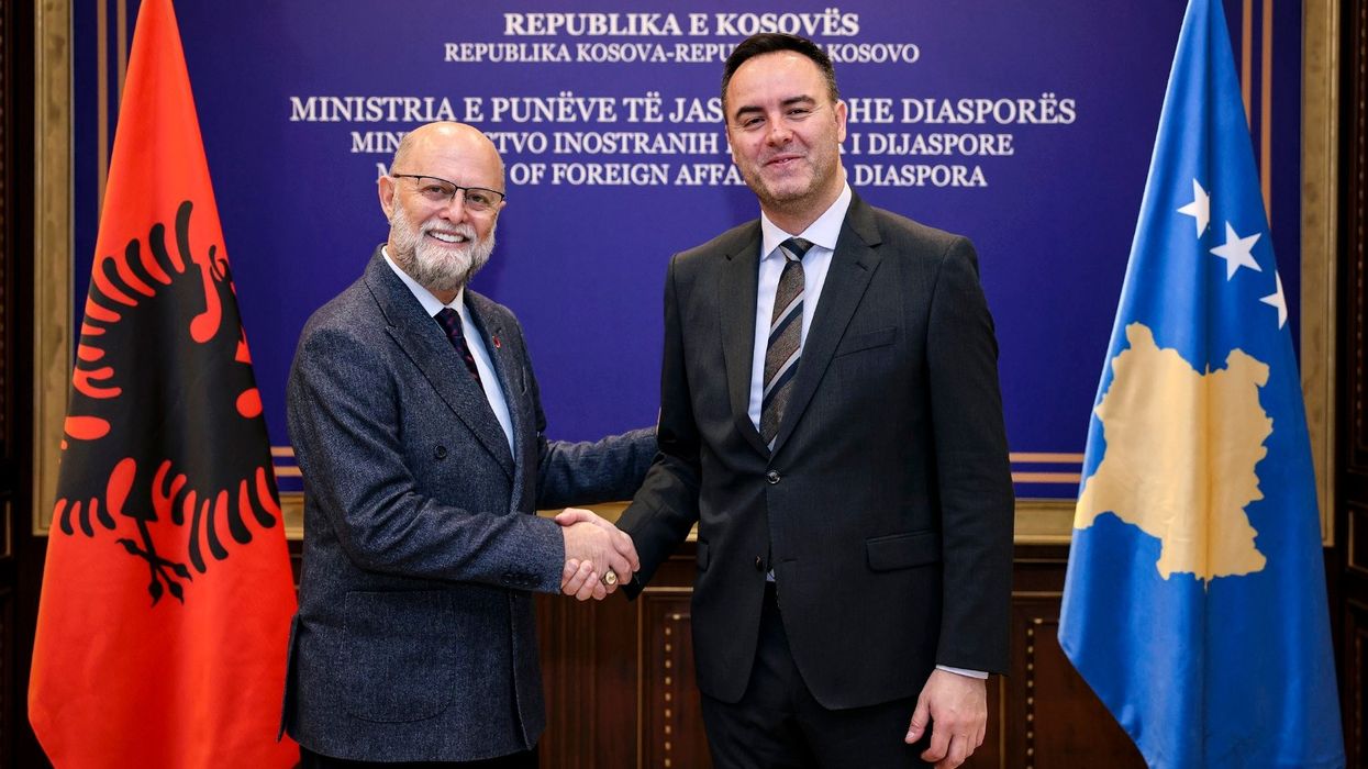 Konjufca priti Ambasadorin e Shqipërisë, fokus në bashkëpunim strategjik Konjufca priti Ambasadorin e Shqipërisë, fokus në bashkëpunim strategjik