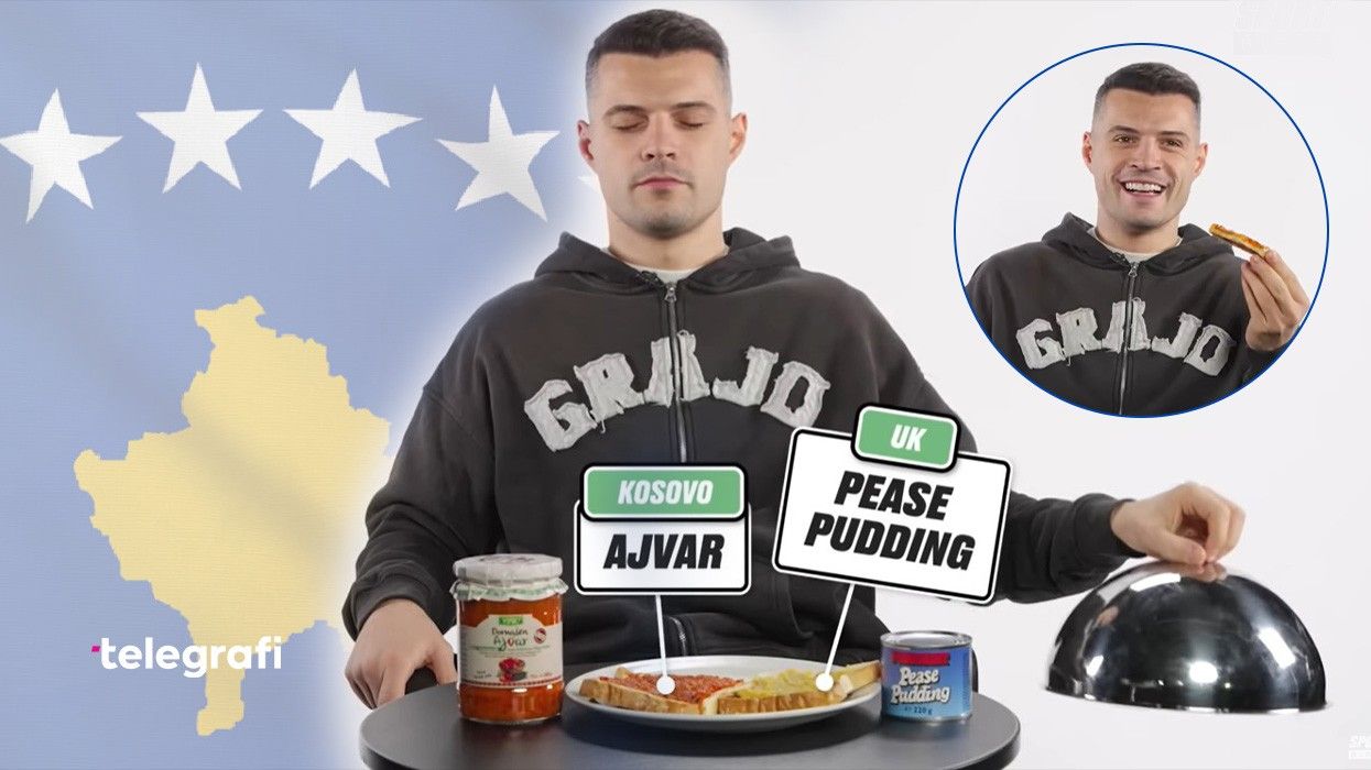 “Ky është ushqim tradicional nga Kosova" Granit Xhaka i ftuar në Snack Wars për të provuar ushqime nga e gjithë bota, zgjedh ajvarin “Ky është ushqim tradicional nga Kosova