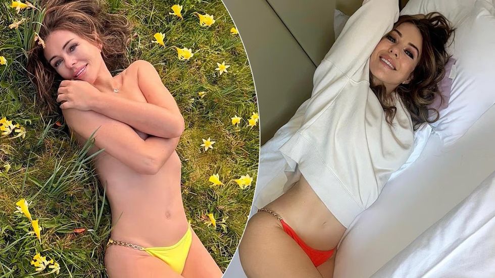 Elizabeth Hurley pozon me bikini në moshën 60-vjeçare dhe këshillon fansat për kujdesin ndaj lëkurës