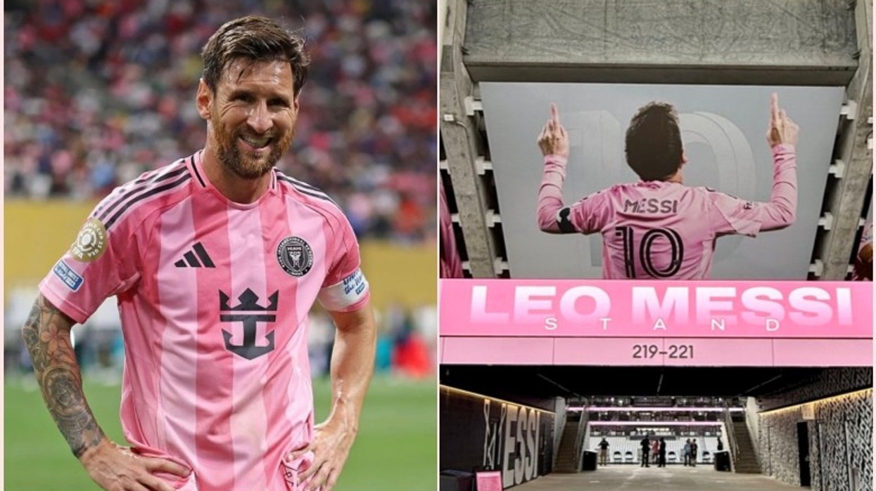 Messi shënon me kokë nën tribunën "Leo Messi" në stadiumin 1 miliard dollarësh - Uzuni asiston për t'ia mohuar fitoren