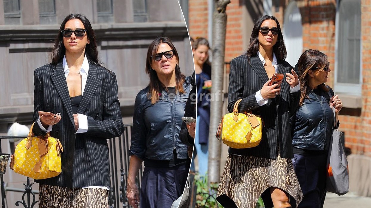Dua Lipa shfaq stil elegant në NYC me çantën luksoze Louis Vuitton