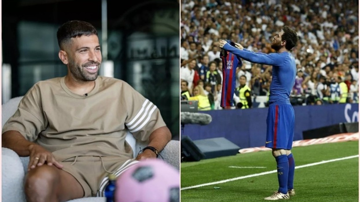 Jordi Alba tregon se çfarë fshihet pas momentit ikonik të Leo Messit në "Santiago Bernabeu"