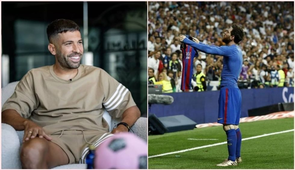 Jordi Alba tregon se çfarë fshihet pas momentit ikonik të Leo Messit në 