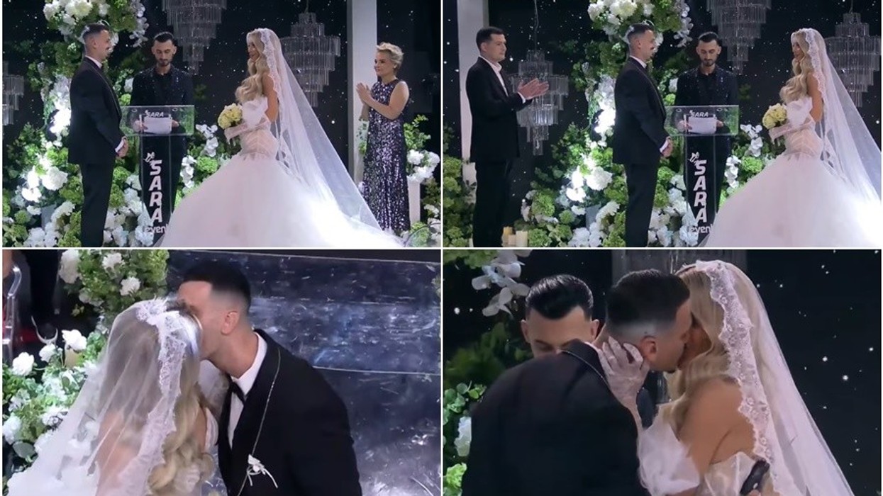 Martohen Brikena dhe Mateo - puthje pasionante mes çiftit gjatë ceremonisë në Big Brother