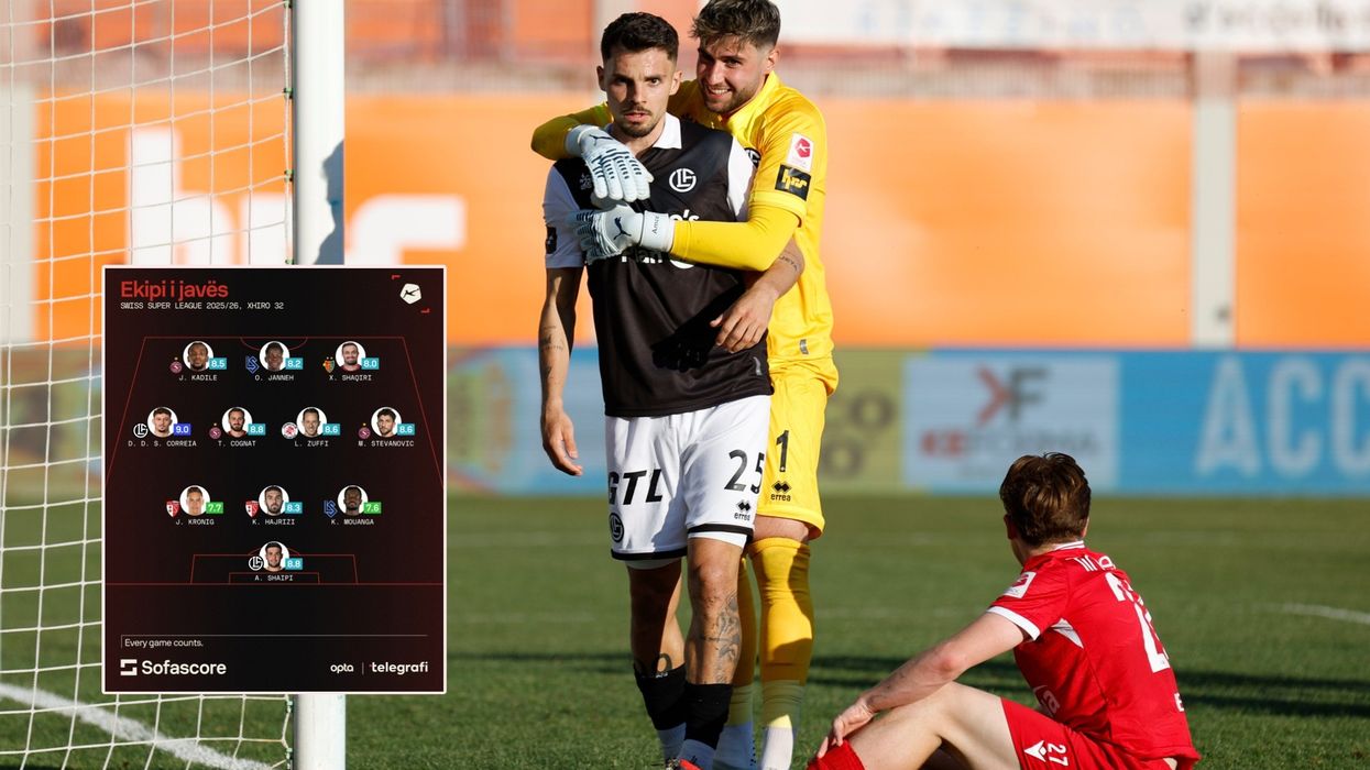 Shqiptarët shkëlqejnë në Superligës e Zvicrës, tre lojtarë në formacionin më të mirë të javës Shqiptarët shkëlqejnë në Superligës e Zvicrës, tre lojtarë në formacionin më të mirë të javës