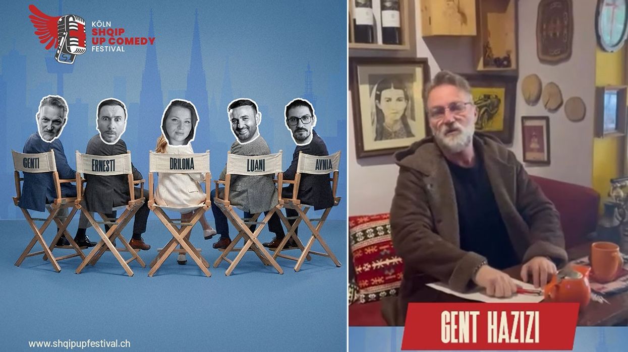 “Shihemi më 25 prill” - Gent Hazizi vjen në edicionin e parë të festivalit 'Shqip Up Comedy' në Gjermani “Shihemi më 25 prill” - Gent Hazizi vjen në edicionin e parë të festivalit 'Shqip Up Comedy' në Gjermani