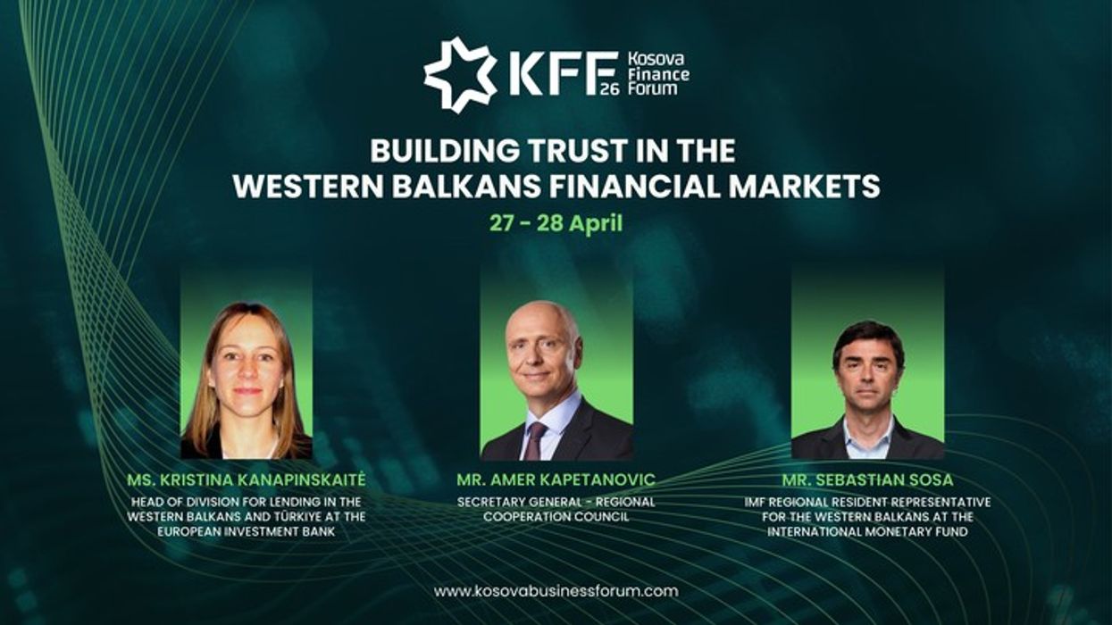 Prishtina pret liderët e sektorit financiar: Kosova Finance Forum 2026, kryefjalë! Prishtina pret liderët e sektorit financiar: Kosova Finance Forum 2026, kryefjalë!