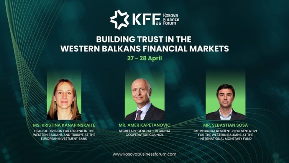 Prishtina pret liderët e sektorit financiar: Kosova Finance Forum 2026, kryefjalë!
