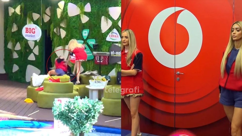 Selin ndalon garën për të ndihmuar Brikenën pasi rrëzohet gjatë sfidës, banorja pasi ngrihet vazhdon të vrapojë