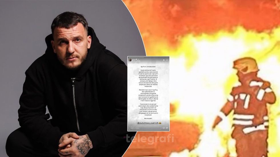 Ia djegin veturat në Zvicër, reagon Mozzik: Janë shkaktuar dëme të mëdha, është një bandë nga Franca