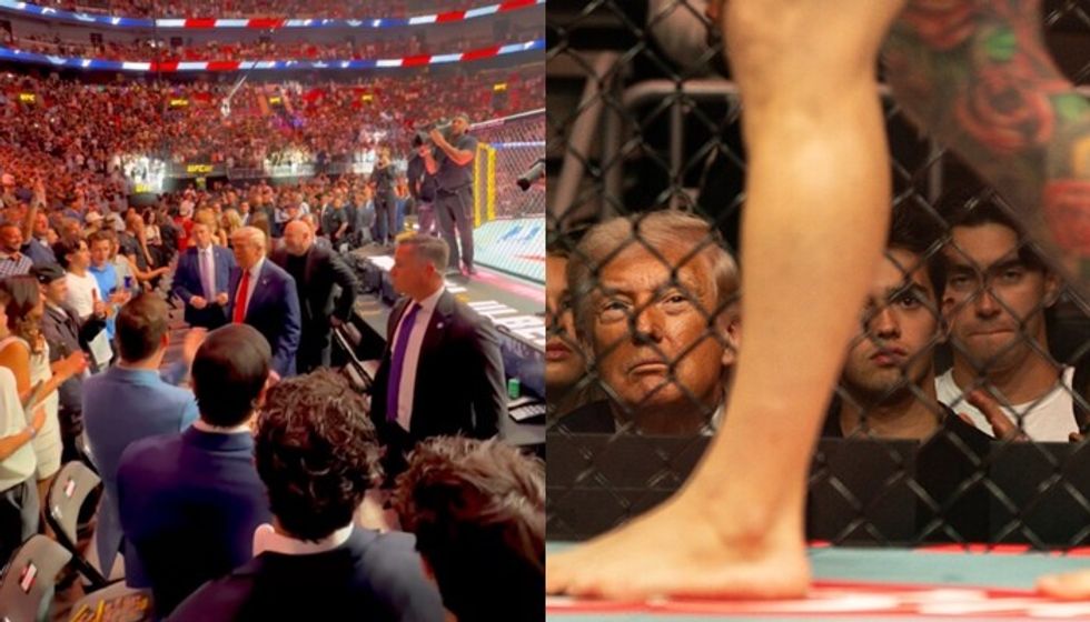 Trump po shikonte një ndeshje UFC, ndërsa negociatat dështuan