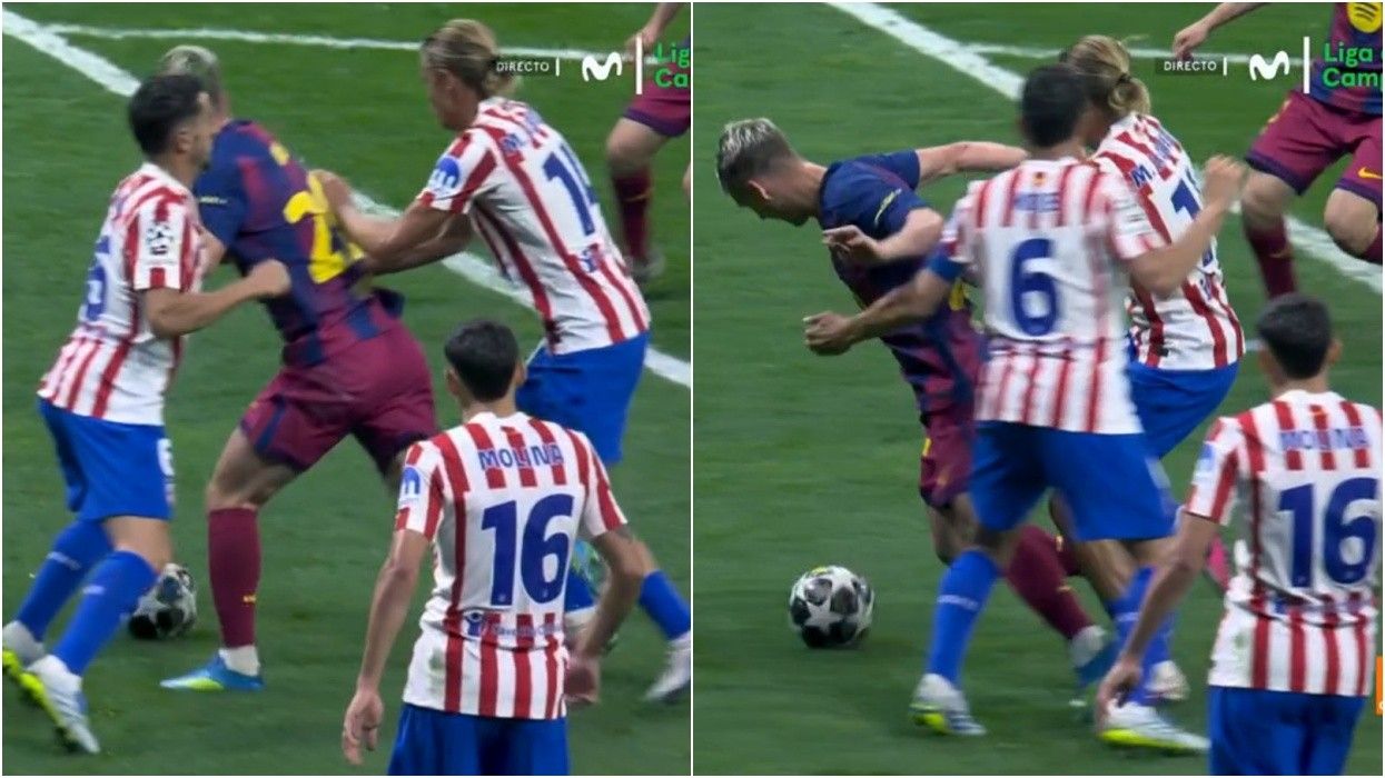 A u dëmtua Barcelona me një penallti te rasti i Olmos? Pamjet qartësojnë shtyrjen e Llorentes A u dëmtua Barcelona me një penallti te rasti i Olmos? Pamjet qartësojnë shtyrjen e Llorentes