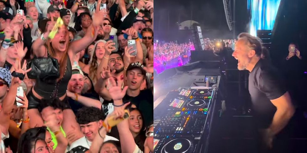 David Guetta ndau me fansat momentin kur pa vajzën e tij Angie në audiencë - ajo po e shijonte performancën e tij