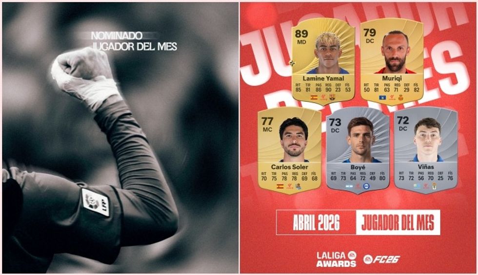 Muriqi në garë për “Lojtarin e Muajit” në La Liga, në listë edhe Yamal e Soler