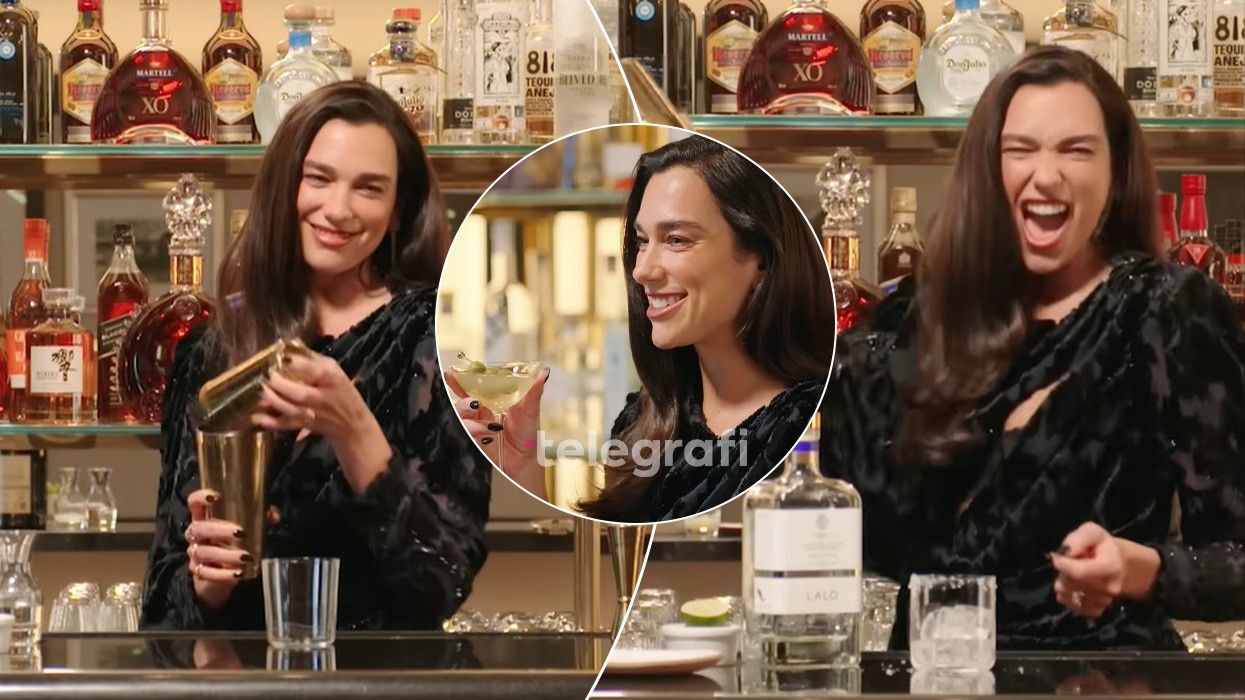 Dua Lipa kombinon koktejet me këngët e saj të preferuara Dua Lipa kombinon koktejet me këngët e saj të preferuara