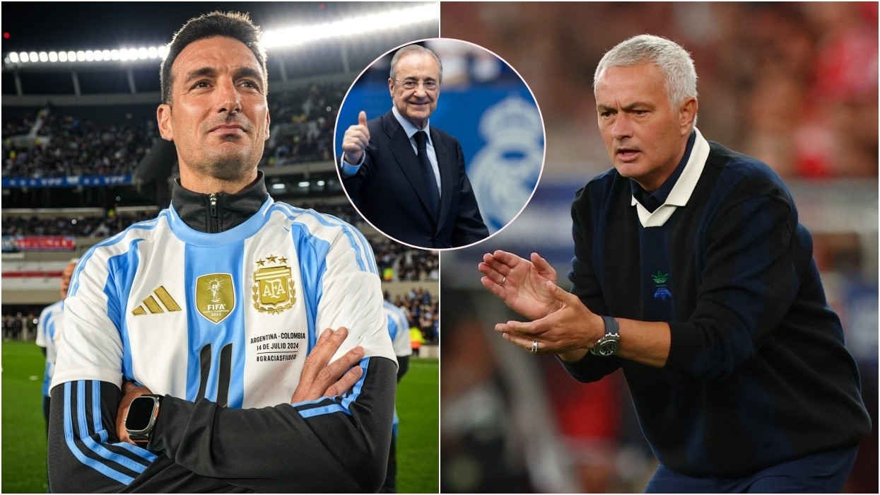 Scaloni dhe Mourinho shihen si favoritë të Florentino Perez për trajner të ri të Real Madridit