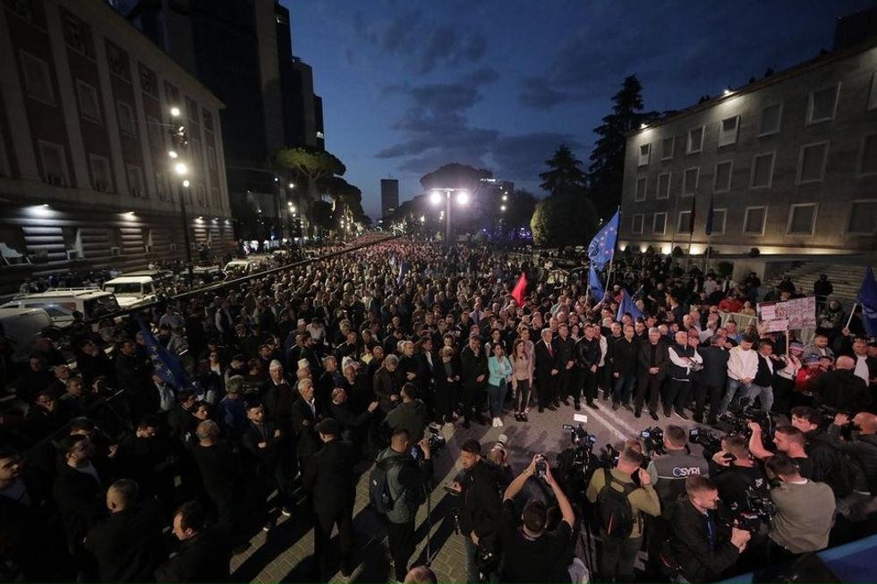 Nis protesta e shtatë e opozitës në Shqipëri