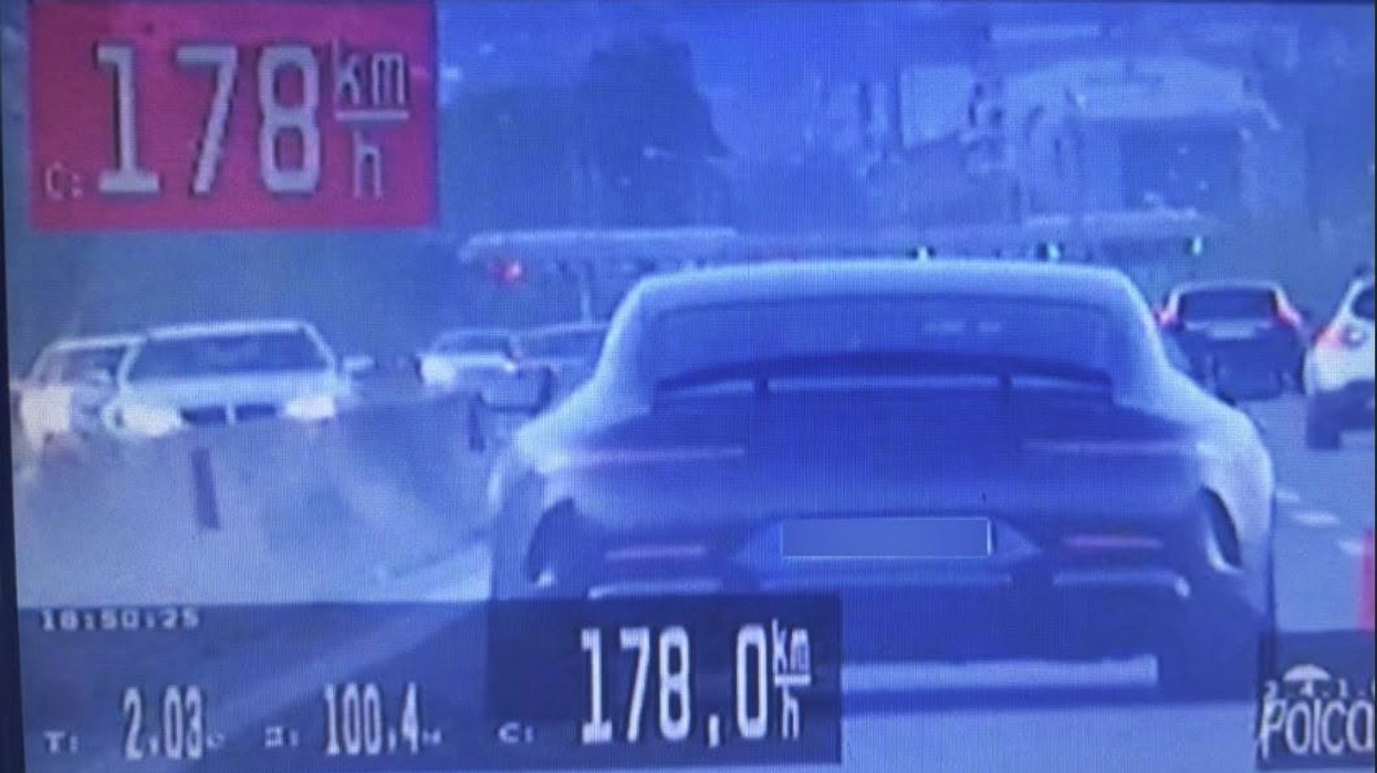 Voziti 178 km/h në rrugën Tetovë - Gostivar, ndalohet shoferi nga Gostivari