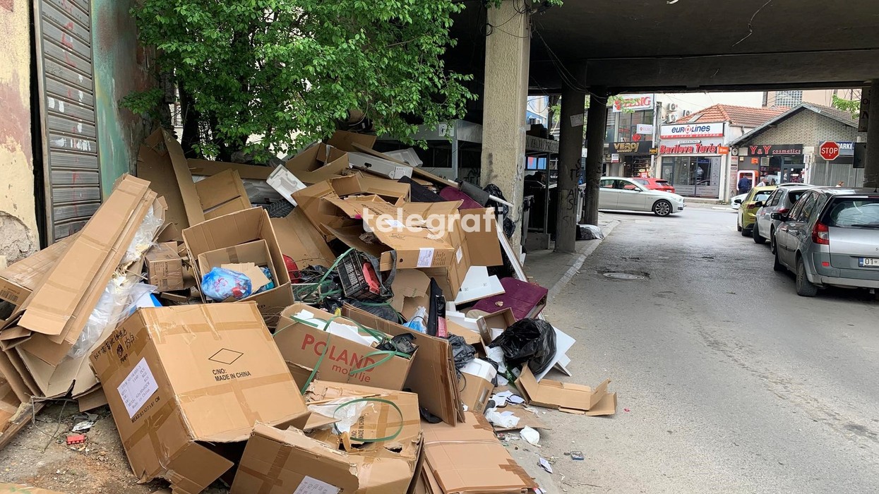 Mbeturinat mbulojnë rrugët e Prishtinës, qytetarët ankohen për mosgrumbullim dhe rrezik nga minjtë