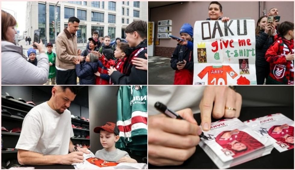 Tifozët e Rubin Kazanit të entuziazmuar për Mirlind Dakun, fanella dhe nënshkrimi i tij më i kërkuari