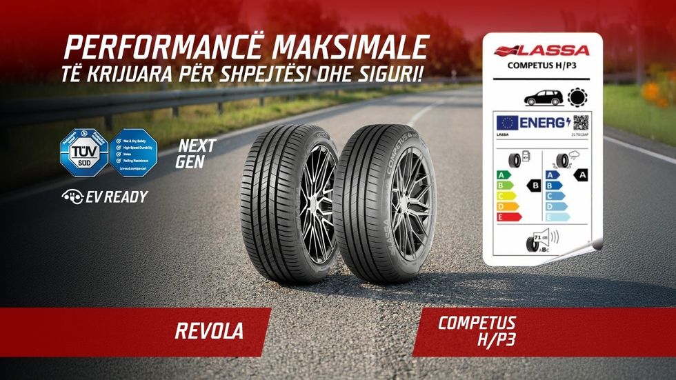 Siguri e dëshmuar në çdo kilometër: Gomat verore Lassa, zgjedhja e parë e shoferëve në Kosovë