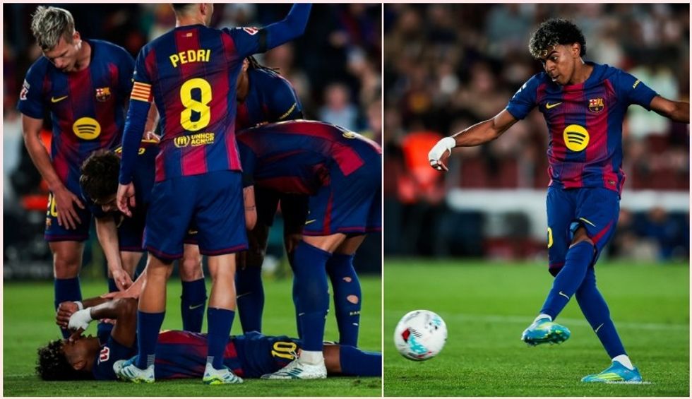 Yamal shënon, por lëndohet - lëshon fushën para mbylljes së pjesës së parë