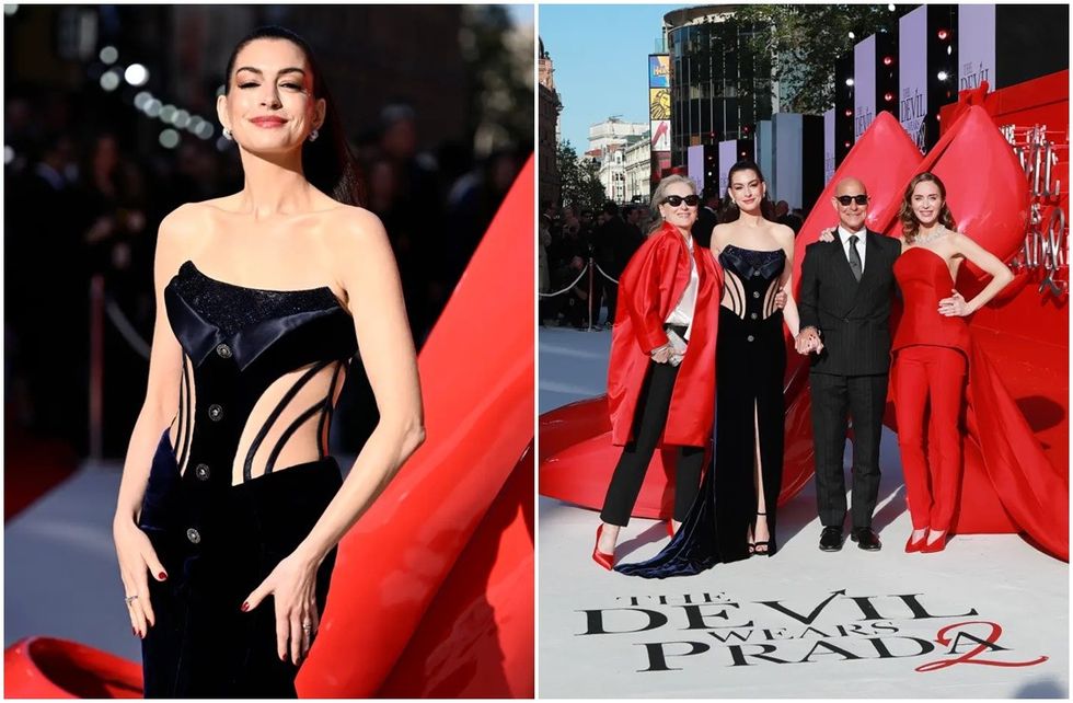 Anna Hathaway u duk tejet elegante në premierën e The Devil Wears Prada 2 në Londër
