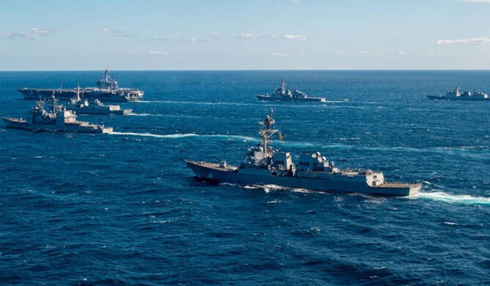 Sa anije të fuqishme i ka marina amerikane në Lindjen e Mesme?