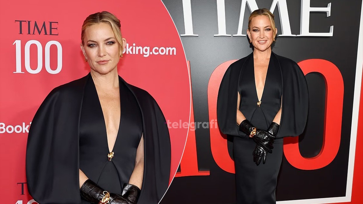 Kate Hudson shkëlqen në TIME100 Gala me veshje tërësisht të zezë