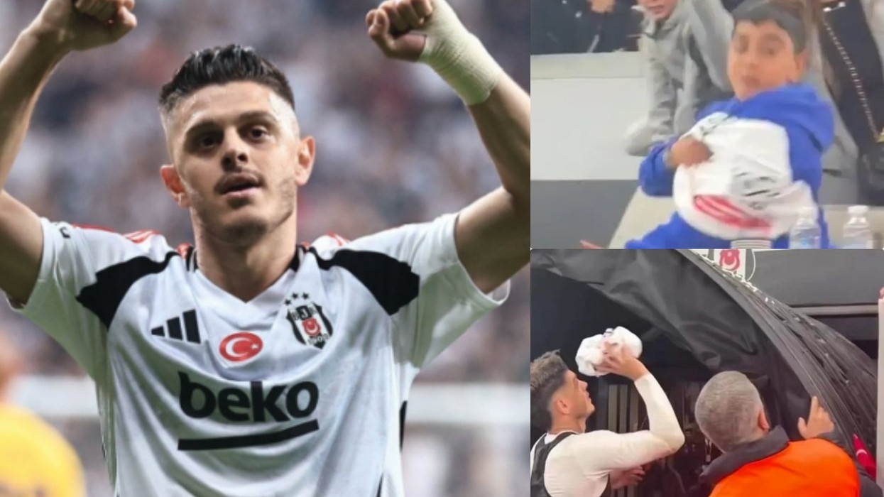 Video virale kur fëmija ia “rrëmben” fanellën, sqarohet Milot Rashica: Gruaja ime donte t’ia dhuronte tjetër kujt që e kishte ditëlindjen