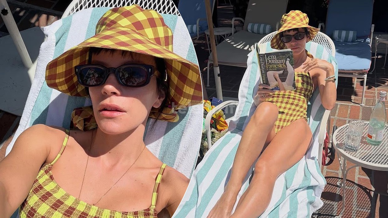 Lily Allen relaksohet pranë pishinës me bikini jeshile gjatë pushimit nga turneu në SHBA
