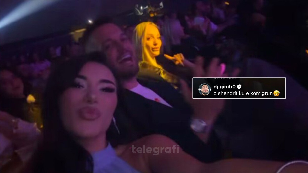 “O Shëndrit ku e kam gruan”, DJ Gimbo reagon me humor pasi Selin shfaqet në koncert pa të
