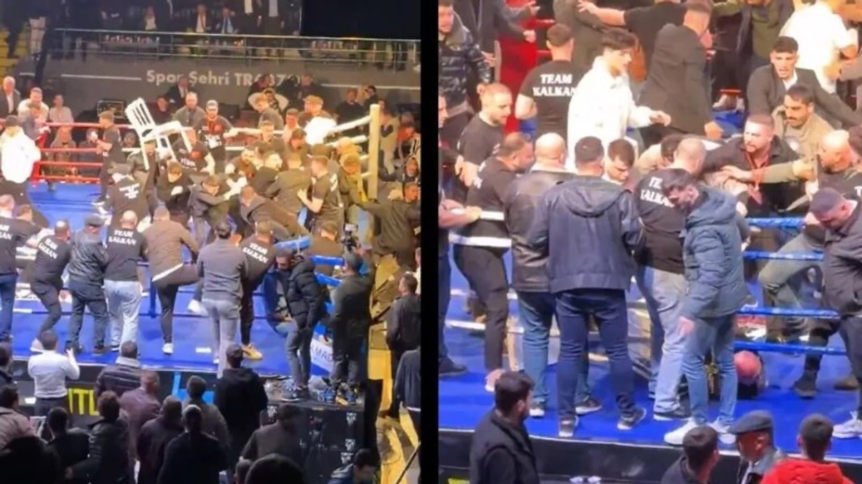 Skena të çmendura në Turqi: Tifozët hynë në ring dhe e rrahin brutalisht boksierin rus