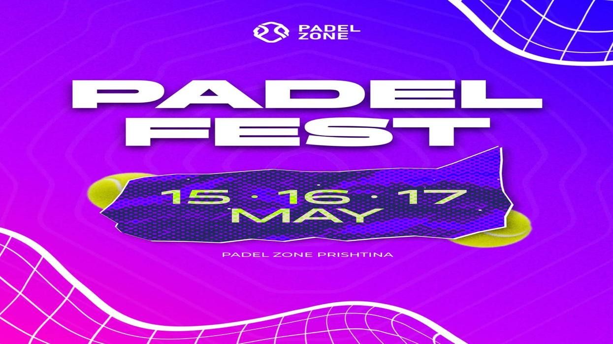 Padel Fest 2026 sjell tri ditë sport dhe argëtim në Prishtinë Padel Fest 2026 sjell tri ditë sport dhe argëtim në Prishtinë