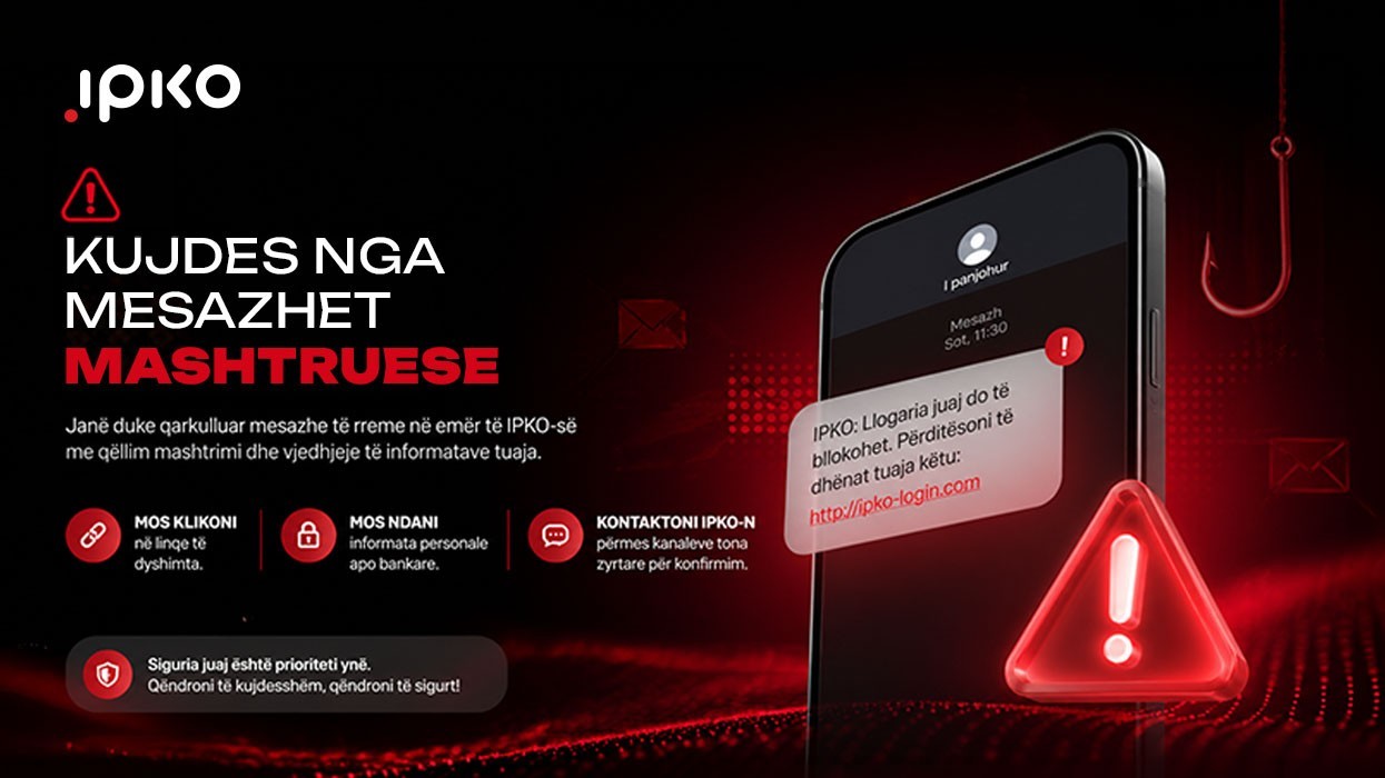 IPKO paralajmëron qytetarët për SMS mashtruese në emër të kompanisë